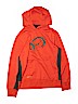 Nike 100% Polyester Orange Pullover Hoodie Size L (youth) - photo 1