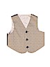 Unbranded 100% Polyester Tan Tuxedo Vest Size 3T - photo 1