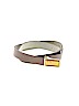 Unbranded 100% Leather Solid Gray Leather Belt Size M - photo 1