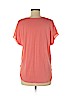 Loft design by... 100% Rayon Pink Short Sleeve Top Size M (petite) - photo 2