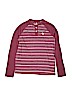 Abercrombie 100% Cotton Burgundy Long Sleeve Henley Size 15 - 16 - photo 1