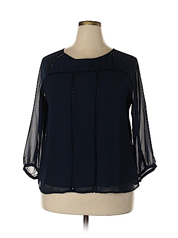 Collective Concepts 3/4 Sleeve Blouse (view 1)