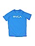 RVCA 100% Polyester Blue Rash Guard Size M (youth) - photo 1