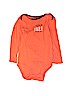 Carter's 100% Cotton Orange Long Sleeve Onesie 18-24 MO / 24 MO - photo 1