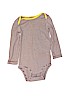 Carter's 100% Cotton Brown Long Sleeve Onesie 18-24 MO / 24 MO - photo 1