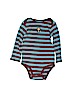 Carter's 100% Cotton Blue Long Sleeve Onesie 18-24 MO / 24 MO - photo 1