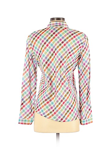 Lafayette 148 New York Long Sleeve Button-Down Shirt (view 2)