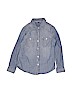 Uniqlo 100% Cotton Blue Long Sleeve Button-Down Shirt Size 7 - 8 - photo 1