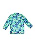 Mini Boden Floral Blue Rash Guard Size 9 - 10 - photo 2