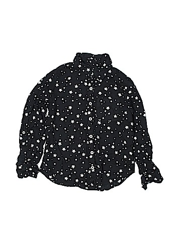 Justice Long Sleeve Button-Down Shirt (view 1)