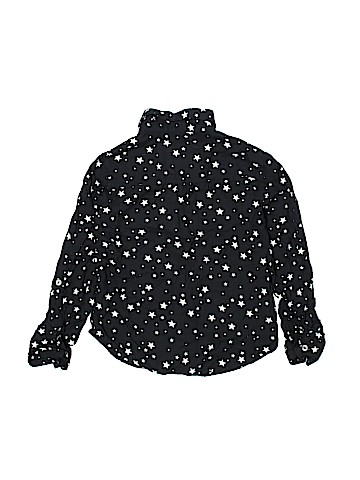 Justice Long Sleeve Button-Down Shirt (view 2)