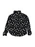 Justice 100% Rayon Black Long Sleeve Button-Down Shirt Size 7 - photo 2