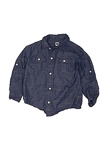 Janie and Jack Long Sleeve Button-Down Shirt (view 1)