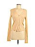 Vince. 100% Cotton Tan Cardigan Size M - photo 1