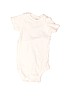 Carter's 100% Cotton White Short Sleeve Onesie 9-12 MO / 12 MO - photo 1