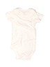 Carter's 100% Cotton White Short Sleeve Onesie 9-12 MO / 12 MO - photo 2