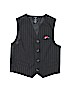 Class Club Stripes Black Tuxedo Vest Size 6 - photo 1