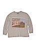 Gap Kids 100% Cotton Graphic Gray Pullover Sweater Size 5 - photo 1
