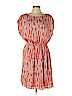 MICHAEL Michael Kors 100% Polyester Red Casual Dress Size L - photo 1