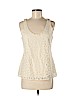 Ann Taylor LOFT 100% Cotton Tan Sleeveless Blouse Size M (petite) - photo 1