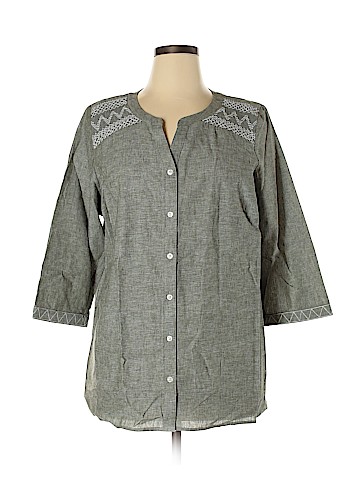 Cj Banks 3/4 Sleeve Blouse (view 1)