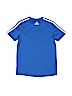 Adidas 100% Polyester Graphic Blue Active T-Shirt Size 8 - photo 2