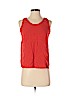 Ann Taylor LOFT 100% Rayon Orange Sleeveless Blouse Size XS (petite) - photo 1