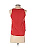 Ann Taylor LOFT 100% Rayon Orange Sleeveless Blouse Size XS (petite) - photo 2