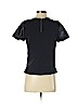 Ann Taylor LOFT 100% Polyurethane Black Faux Leather Top Size S (petite) - photo 2