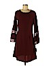 Mile Gabrielle Burgundy Casual Dress Size M - photo 1