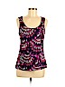 Trina Turk 100% Silk Purple Sleeveless Silk Top Size M - photo 1