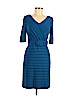 Adrianna Papell Blue Casual Dress Size 6 (petite) - photo 1