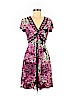 Apt. 9 Purple Casual Dress Size S (petite) - photo 1