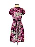 Apt. 9 Purple Casual Dress Size S (petite) - photo 2