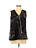 Lafayette 148 New York 100% Silk Black Sleeveless Silk Top Size P (petite) - photo 1