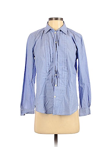Ann Taylor LOFT Long Sleeve Button-Down Shirt (view 1)