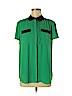 HD in Paris 100% Polyester Green Short Sleeve Blouse Size 8 - photo 1