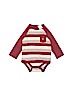 Baby Gap 100% Cotton Burgundy Long Sleeve Onesie Size 6-12 mo - photo 1