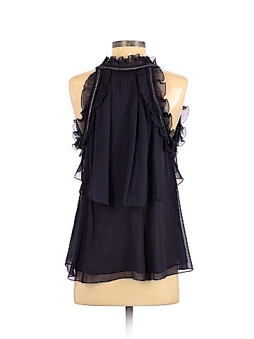 Rebecca Taylor Sleeveless Silk Top (view 2)