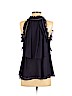 Rebecca Taylor 100% Silk Blue Sleeveless Silk Top Size 6 - photo 2