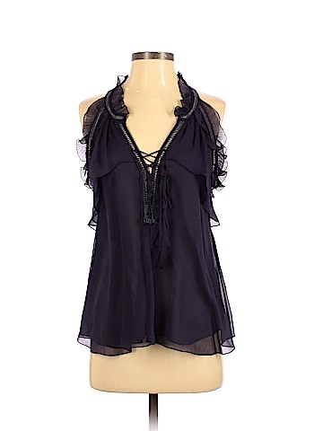 Rebecca Taylor Sleeveless Silk Top (view 1)