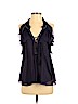 Rebecca Taylor 100% Silk Blue Sleeveless Silk Top Size 6 - photo 1
