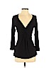 BCBGMAXAZRIA Black 3/4 Sleeve Top Size XS - photo 1