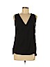 Banana Republic 100% Polyester Black Sleeveless Top Size M (petite) - photo 1