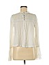 Free People Ivory Long Sleeve Blouse Size S - photo 1