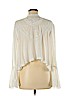 Free People Ivory Long Sleeve Blouse Size S - photo 2
