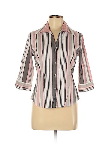 Ninety 3/4 Sleeve Button-Down Shirt (view 1)