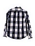 Crewcuts Outlet 100% Cotton Checkered-gingham Blue Long Sleeve Button-Down Shirt Size 14 - photo 2