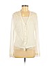 NM Luxury Essentials 100% Linen White Cardigan Size 4 - photo 1