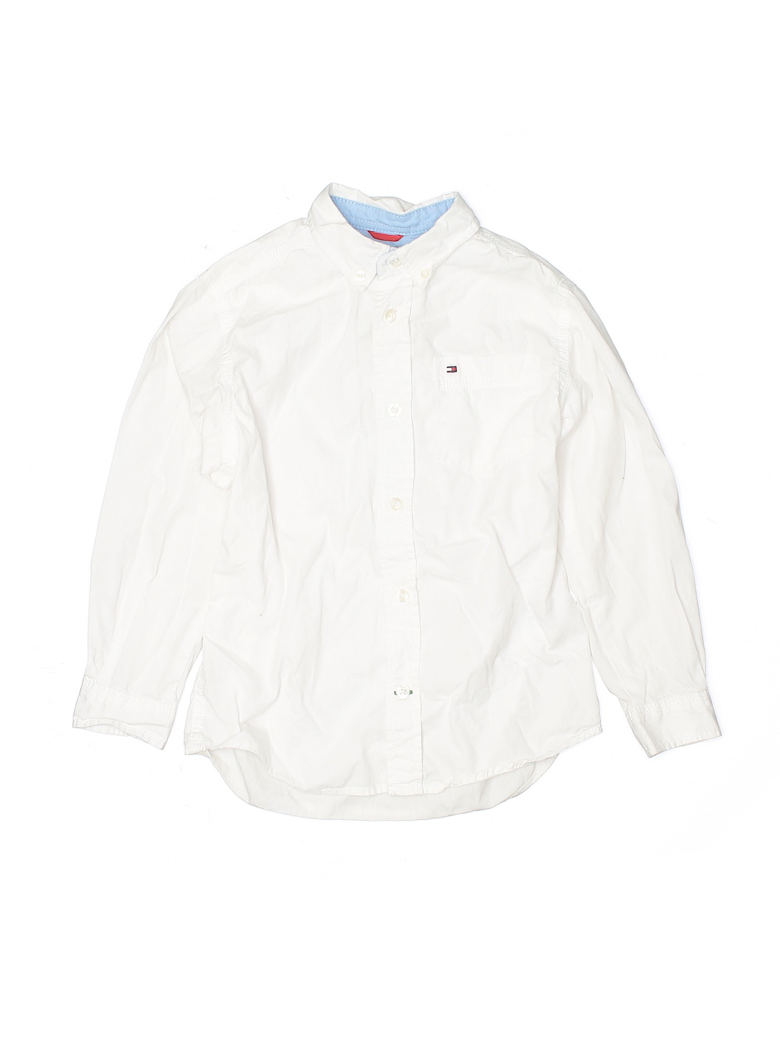 tommy hilfiger white long sleeve top